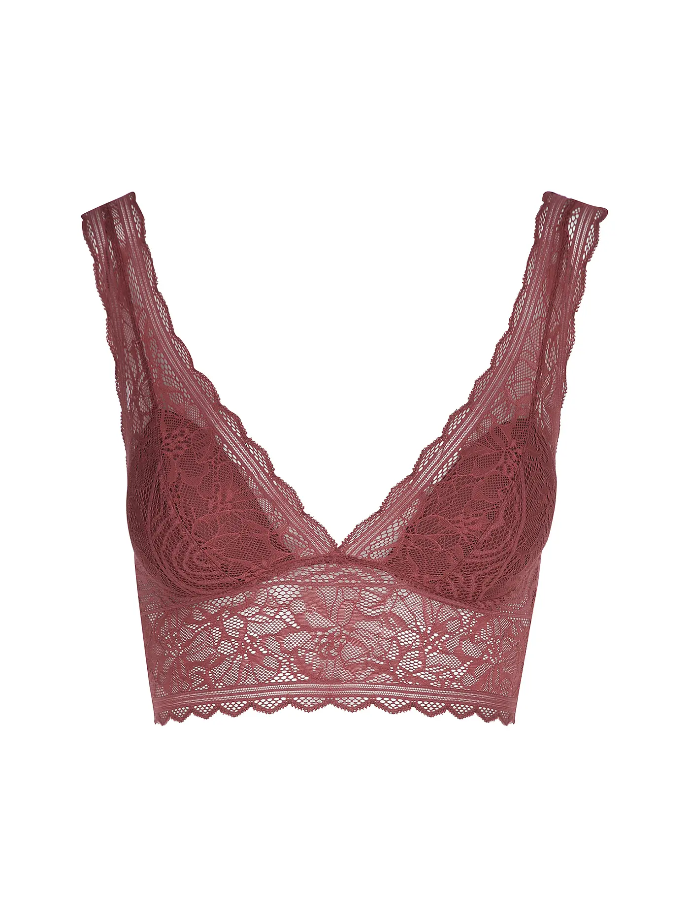 CHANTELLE | Bustier FLORAL TOUCH schwarz | dunkelrot